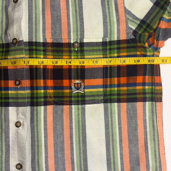 Rough Stock by Panhandle Slim Multicolor Striped Western Shirt - Size M - Picture 5 of 14